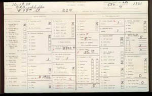 WPA household census for 224 W 97TH STREET, Los Angeles County