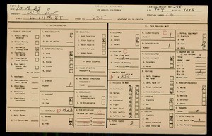 WPA household census for 625 W 14TH STREET, Los Angeles County