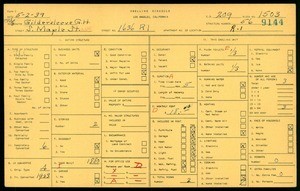 WPA household census for 1636 SOUTH MAPLE ST, Los Angeles