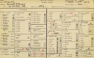 WPA household census for 1464 W 53RD, Los Angeles