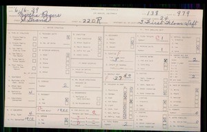 WPA household census for 220 S GRAND AVENUE, Los Angeles