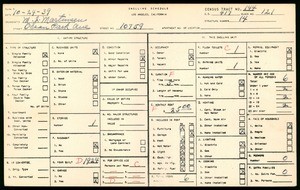 WPA household census for 10759 OCEAN PARK AVE, Los Angeles County