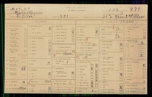 WPA household census for 201 S OLIVE STREET, Los Angeles