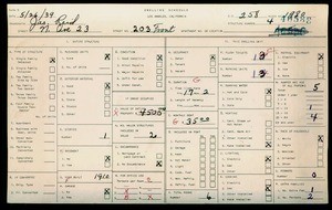 WPA household census for 203 N AVENUE 23, Los Angeles