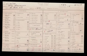 WPA household census for 133 E AVENUE 43, Los Angeles