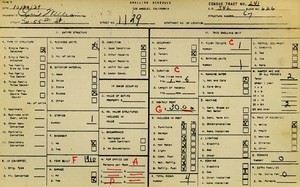 WPA household census for 1129 W 55TH, Los Angeles