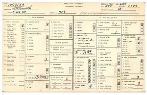 WPA household census for 719 EAST 116TH STREET, Los Angeles County