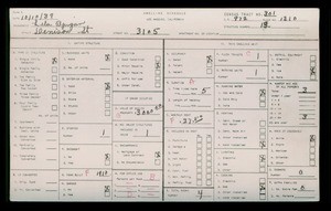 WPA household census for 3105 S DENISON STREET, Los Angeles County
