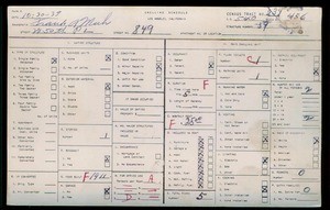 WPA household census for 849 W 50TH PL, Los Angeles County