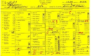 WPA household census for 350 S FIGUEROA, Los Angeles