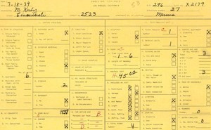 WPA household census for 2523 CINCINNATI, Los Angeles