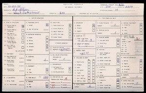 WPA household census for 601 W 118TH ST, Los Angeles County