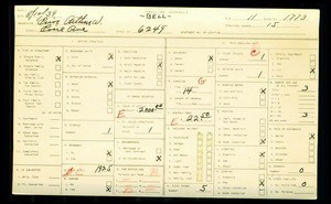 WPA household census for 6249 PINE AVENUE, Bell, Los Angeles County