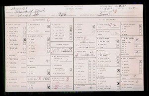 WPA household census for 936 W 48TH, Los Angeles County