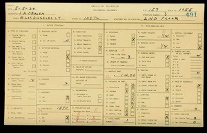WPA household census for 105 N LOS ANGELES, Los Angeles