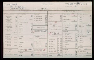 WPA household census for 427 E 109TH PL, Los Angeles County