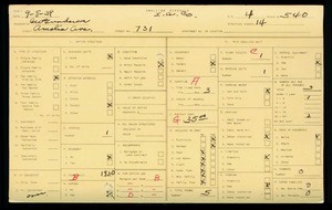 WPA household census for 731 AMALIA, Los Angeles County