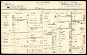 WPA household census for 10967 SOUTH SPRING STREET, Los Angeles County