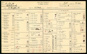 WPA household census for 2744 W TEMPLE ST, Los Angeles