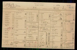 WPA household census for 815 KOHLER, Los Angeles