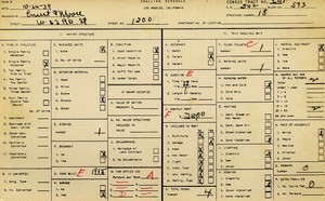 WPA household census for 1500 W 53RD, Los Angeles