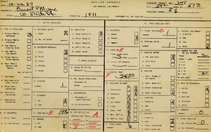 WPA household census for 1511 W 54TH, Los Angeles