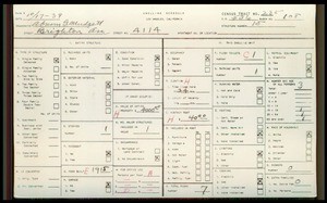 WPA household census for 4114 BRIGHTON AVENUE, Los Angeles County
