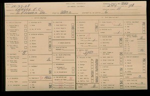 WPA household census for 3800 S FLOWER DR, Los Angeles