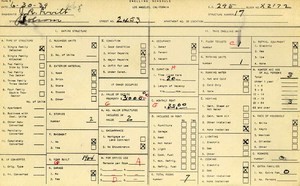 WPA household census for 2453 FOLSOM, Los Angeles