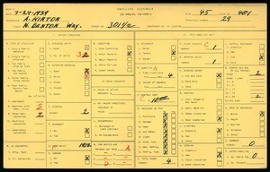 WPA household census for 301 1/2 N BENTON WAY, Los Angeles