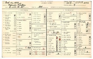 WPA household census for 334 EAST 115TH STREET, Los Angeles County