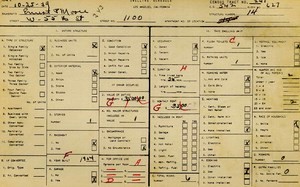 WPA household census for 1100 W 55TH, Los Angeles