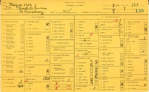 WPA household census for 415 N BROADWAY, Los Angeles
