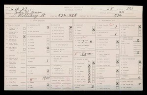 WPA household census for 576 HOLLIDAY STREET, Los Angeles