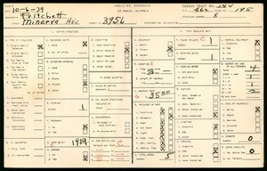 WPA household census for 3956 MINERVA AVE, Los Angeles County