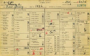WPA household census for 1926 NEW JERSEY, Los Angeles