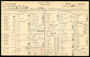 WPA household census for 446 SO MOTT, Los Angeles
