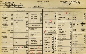 WPA household census for 1436 W 52ND, Los Angeles