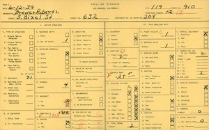 WPA household census for 632 S BIXEL ST, Los Angeles