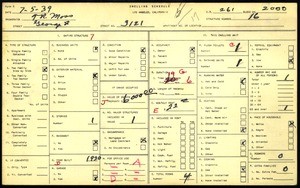 WPA household census for 3121 GEORGE ST, Los Angeles