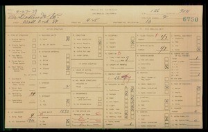 WPA household census for 425 W 2ND STREET, Los Angeles