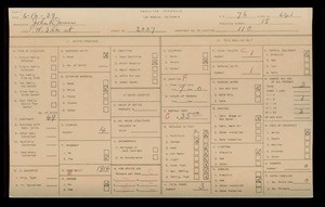 WPA household census for 2007 W 3RD ST, Los Angeles