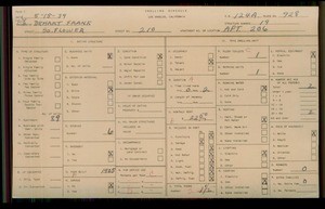 WPA household census for 210 S FLOWER ST, Los Angeles