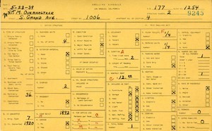 WPA household census for 1006 S GRAND, Los Angeles
