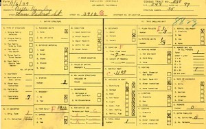 WPA household census for 3712 S SAN PEDRO, Los Angeles