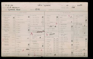 WPA household census for 3301 LYNWOOD RD, Lynwood, Los Angeles County