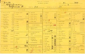 WPA household census for 710 CALIFORNIA, Los Angeles