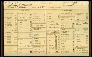 WPA household census for 1451 W 41ST PLACE, Los Angeles County