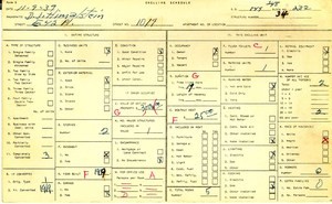 WPA household census for 1019 E 42ND, Los Angeles