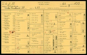 WPA household census for 237 S VENDOME ST, Los Angeles